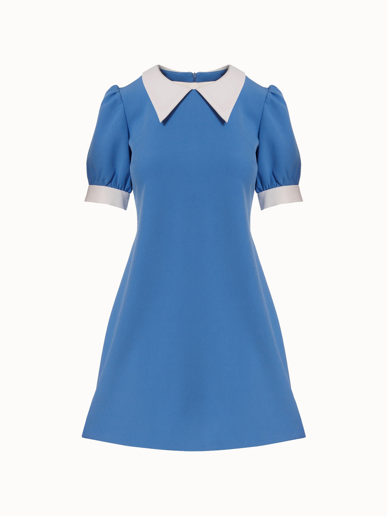 sukienka niebieska mini